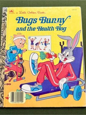 Little Golden Book: Bugs Bunny and the Health Hog(1986) Bundle 3 Goldens for $18